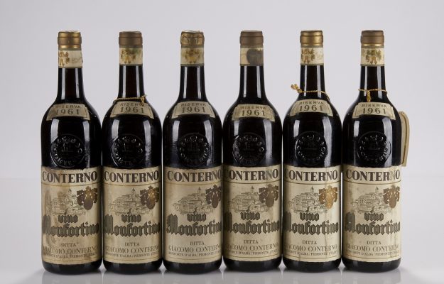 Romanée-Conti the most expensive wine, for Italy at the top the Monfortino by Giacomo Conterno