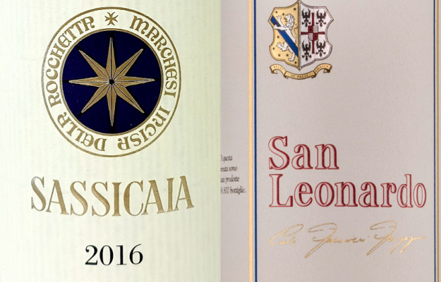 Sassicaia 2016 e San Leonardo 2015 i vini che mettono d'accordo più guide del vino italiano