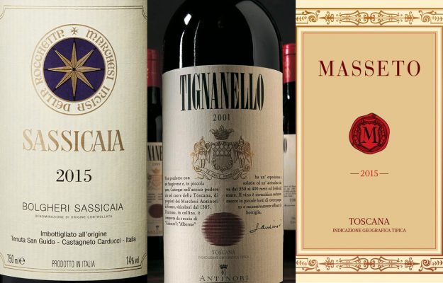 Sassicaia, Tignanello, Masseto: i vini italiani più ricercati al mondo secondo Wine-Searcher
