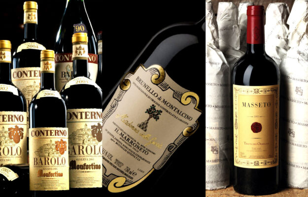 Conterno, Masseto e Il Marroneto: il meglio del vino italiano secondo “Wine Searcher”