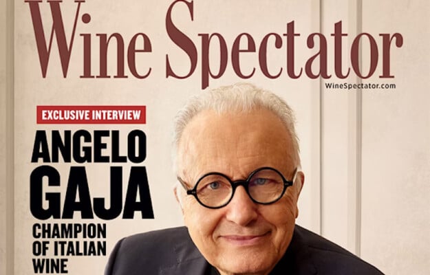 “Angelo Gaja, champion of italian wine”, per la terza volta in copertina su “Wine Spectator”